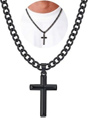 MOOHAM Cross Necklace